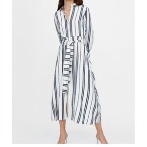 Zara Long Stripped Tunic